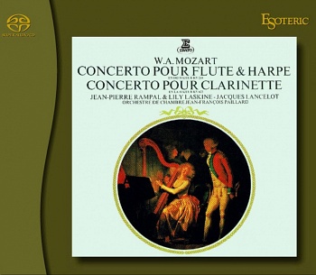 Mozart / Concerto for Flute & Harp [DSD Mastering|Deluxe Digipak|Japanese Pressing][Hybrid Stereo SACD]